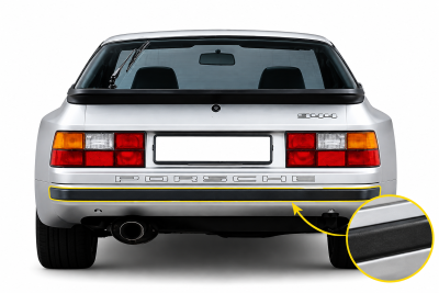 Preview: Rammschutzleiste hinten für Porsche 944 477807319 8073190010 47780731900